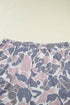 Camouflage Print Western Style Two Piece Loungewear Set