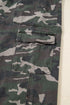 Camouflage Print Wide Leg Cargo Utility Denim Jeans