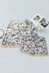 Camouflage Round Neck Drop Shoulder Pullover Lounge Set