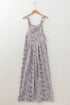 Camouflage Twist Ribbed Sleeveless Full Length Corded Jumpsuit