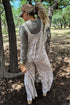 Camouflage Twist Ribbed Sleeveless Full Length Corded Jumpsuit