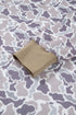 Camouflage Waffle Knit Trim Long Sleeve Top