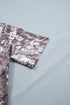 Camouflage Woodland Print Drop Shoulder Western Tunic Tee