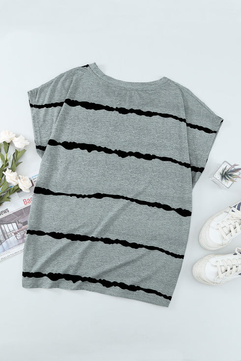 Cap Short Sleeve T-Shirt With Pocket