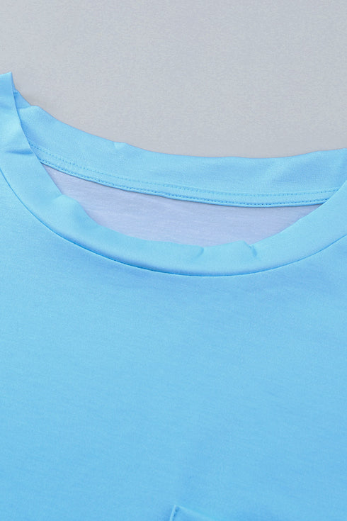 Cap Short Sleeve T-Shirt With Pocket