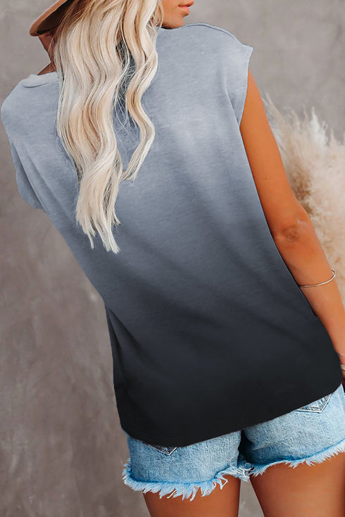 Cap Short Sleeve T-Shirt With Pocket