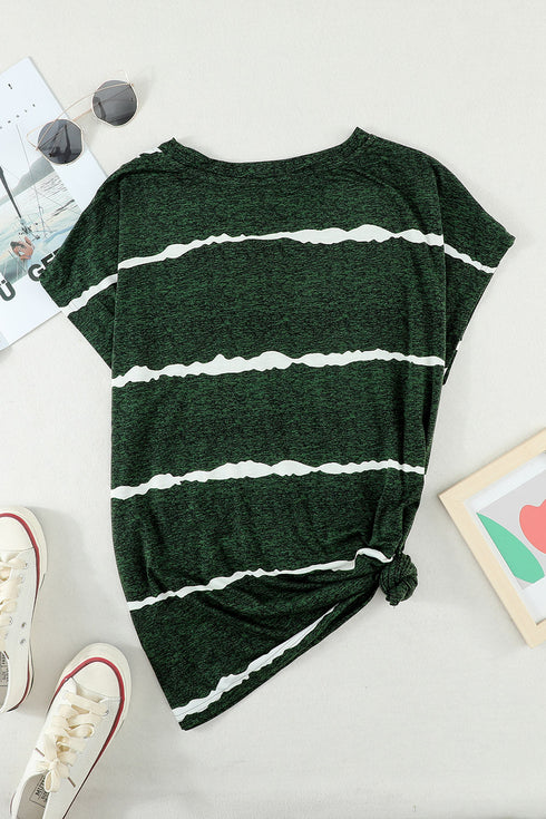 Cap Short Sleeve T-Shirt With Pocket