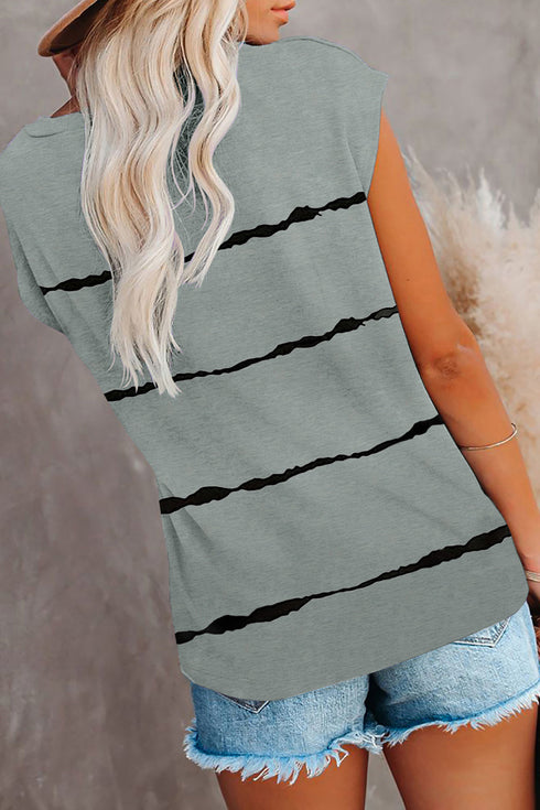 Cap Short Sleeve T-Shirt With Pocket