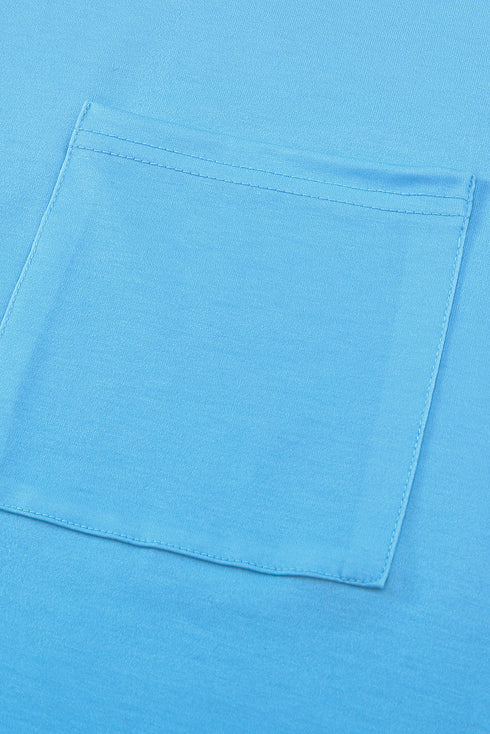 Cap Short Sleeve T-Shirt With Pocket