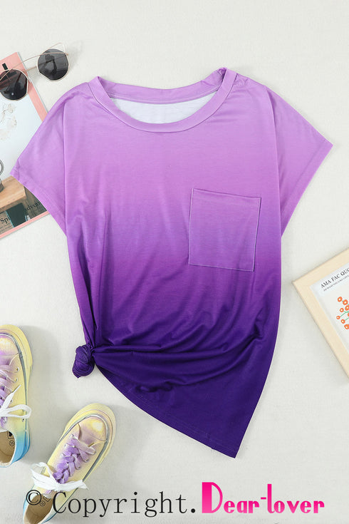 Cap Short Sleeve T-Shirt With Pocket