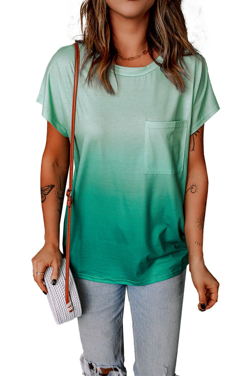 Cap Short Sleeve T-Shirt With Pocket