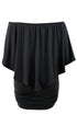 Cape Overlay Round Neck Layered Mini Dress