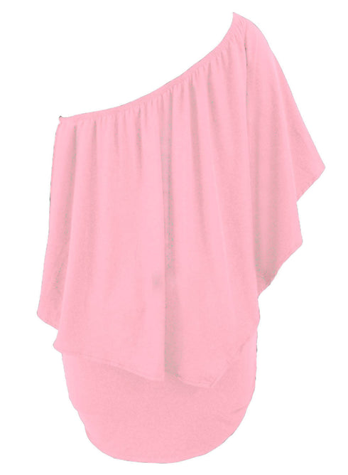 Cape Overlay Round Neck Layered Mini Dress