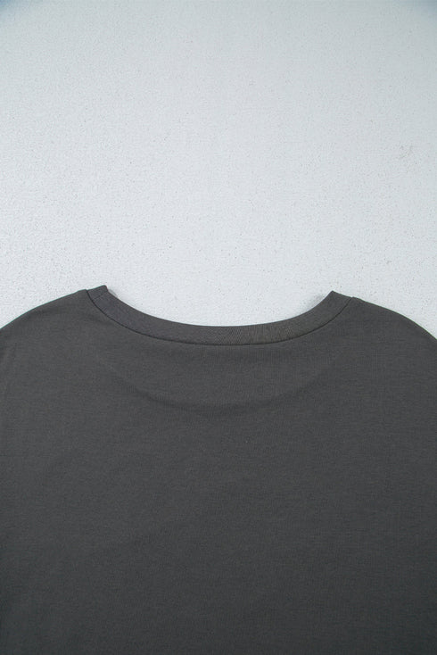 Carbon Grey Vintage Yall Cowboy Boots Graphic Tee