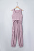 Casual Active Tank Top Drawstring Jogger Pant Sets