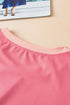 Casual Blocked Pattern Patchwork Cap Sleeve Short Set