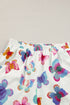 Casual Butterfly Pattern Short Sleeve Pajama Set Sleepwear
