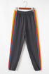 Casual Comfort Applique Detail High Waist Sweatpants