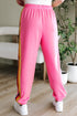 Casual Comfort Applique Detail High Waist Sweatpants