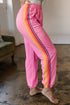 Casual Comfort Applique Detail High Waist Sweatpants