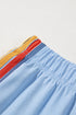 Casual Comfort Applique Detail High Waist Sweatpants