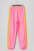 Casual Comfort Applique Detail High Waist Sweatpants