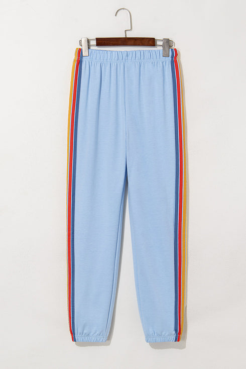 Casual Comfort Applique Detail High Waist Sweatpants