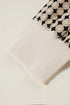 Casual Exclusive Patchwork Paneled Collared Pullover Sweatshirt