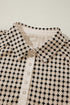Casual Exclusive Patchwork Paneled Collared Pullover Sweatshirt