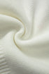 Casual Graphic Bow Pattern Detail Loose Knit Sweater