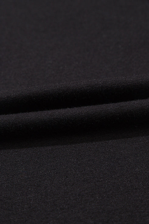 Casual Hollow Out Embroidered Detail O Neck Short Sleeve Knit Top