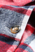 Casual Hooded Button Front Plaid Print Shacket