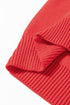 Casual Letter Print Graphic Pullover Knit Sweater