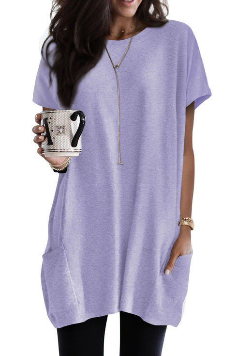 Casual Oversize T-Shirt With Pockets