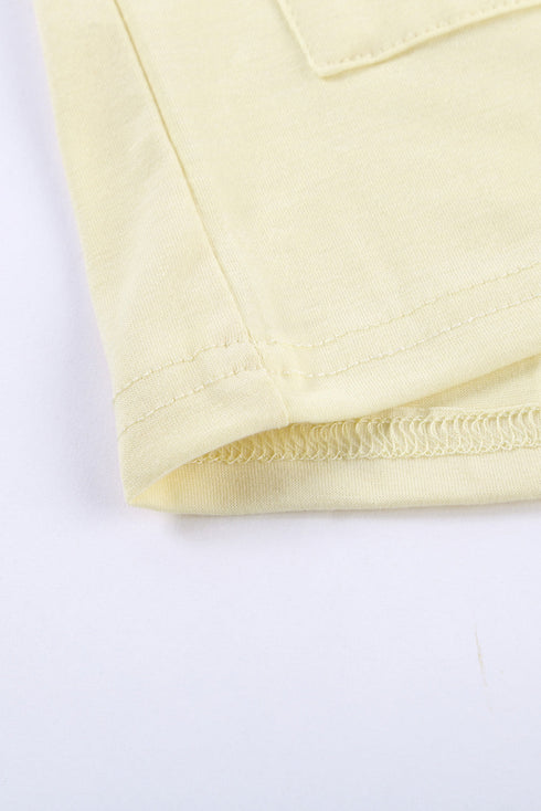 Casual Oversize T-Shirt With Pockets