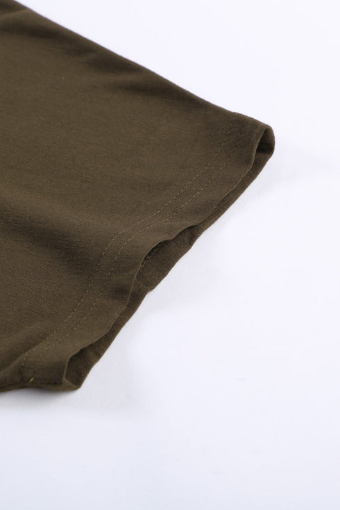 Casual Oversize T-Shirt With Pockets