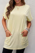Casual Oversize T-Shirt With Pockets