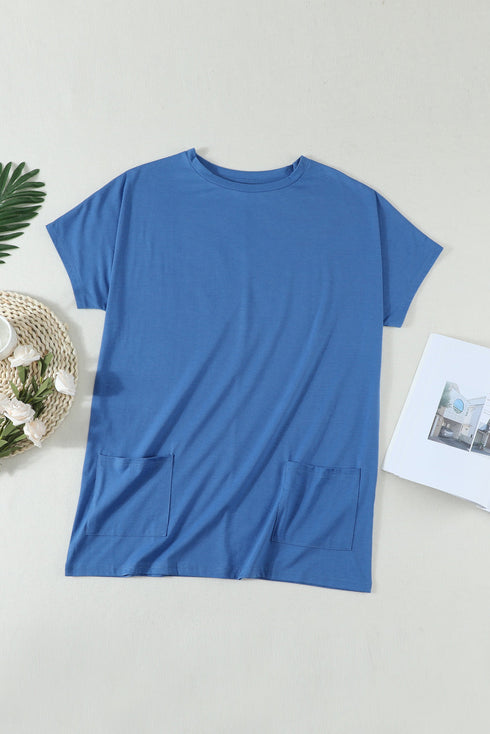 Casual Oversize T-Shirt With Pockets