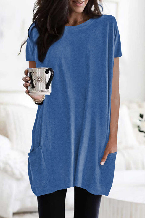 Casual Oversize T-Shirt With Pockets