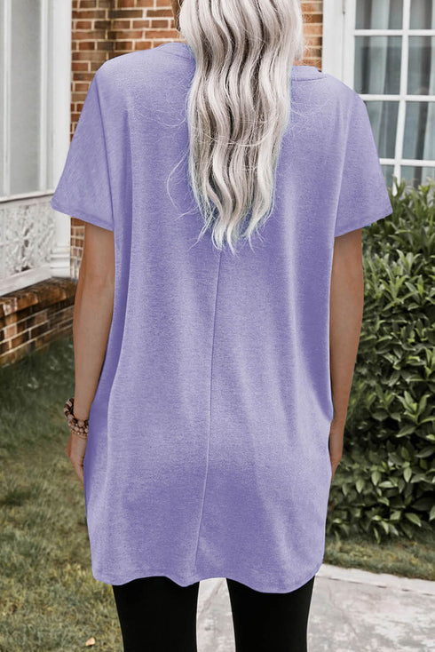 Casual Oversize T-Shirt With Pockets