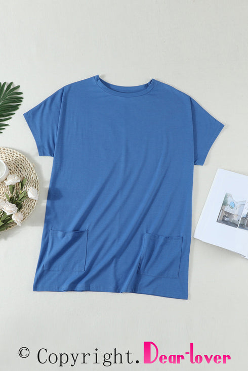 Casual Oversize T-Shirt With Pockets