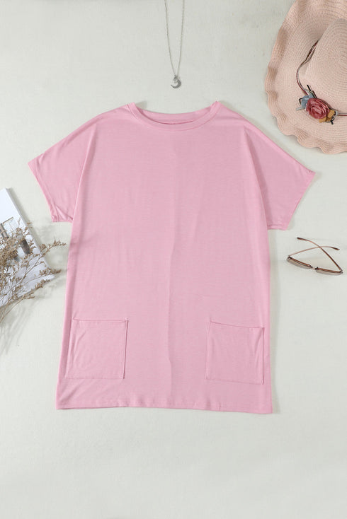 Casual Oversize T-Shirt With Pockets