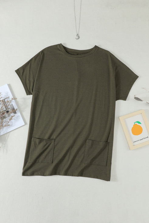 Casual Oversize T-Shirt With Pockets