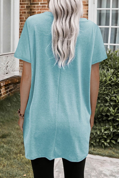 Casual Oversize T-Shirt With Pockets