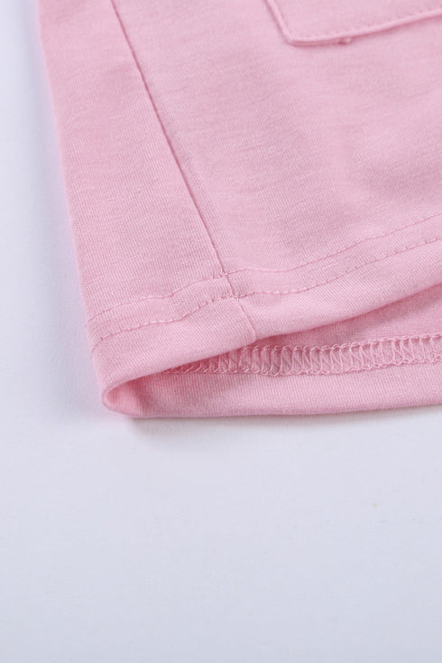 Casual Oversize T-Shirt With Pockets