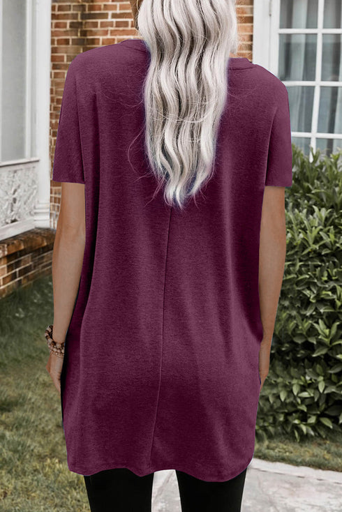 Casual Oversize T-Shirt With Pockets