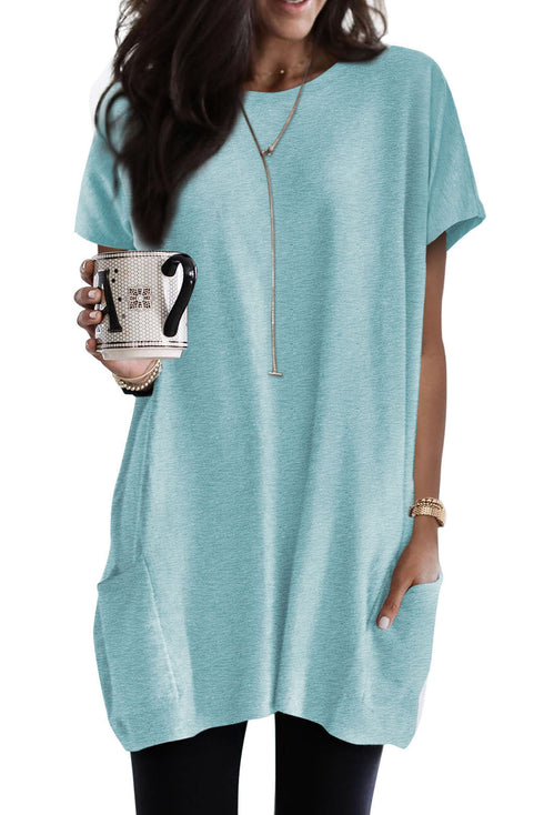 Casual Oversize T-Shirt With Pockets