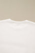 Casual Patchwork Drop Shoulder Pullover Short Sets