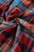 Casual Plaid Print Cotton Button Up Shirt