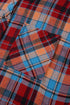 Casual Plaid Print Cotton Button Up Shirt